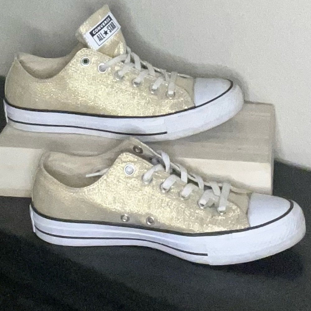 Converse Chuck Taylor All Star Ox Precious Metals Textile Light Size 9 - Picture 3 of 7
